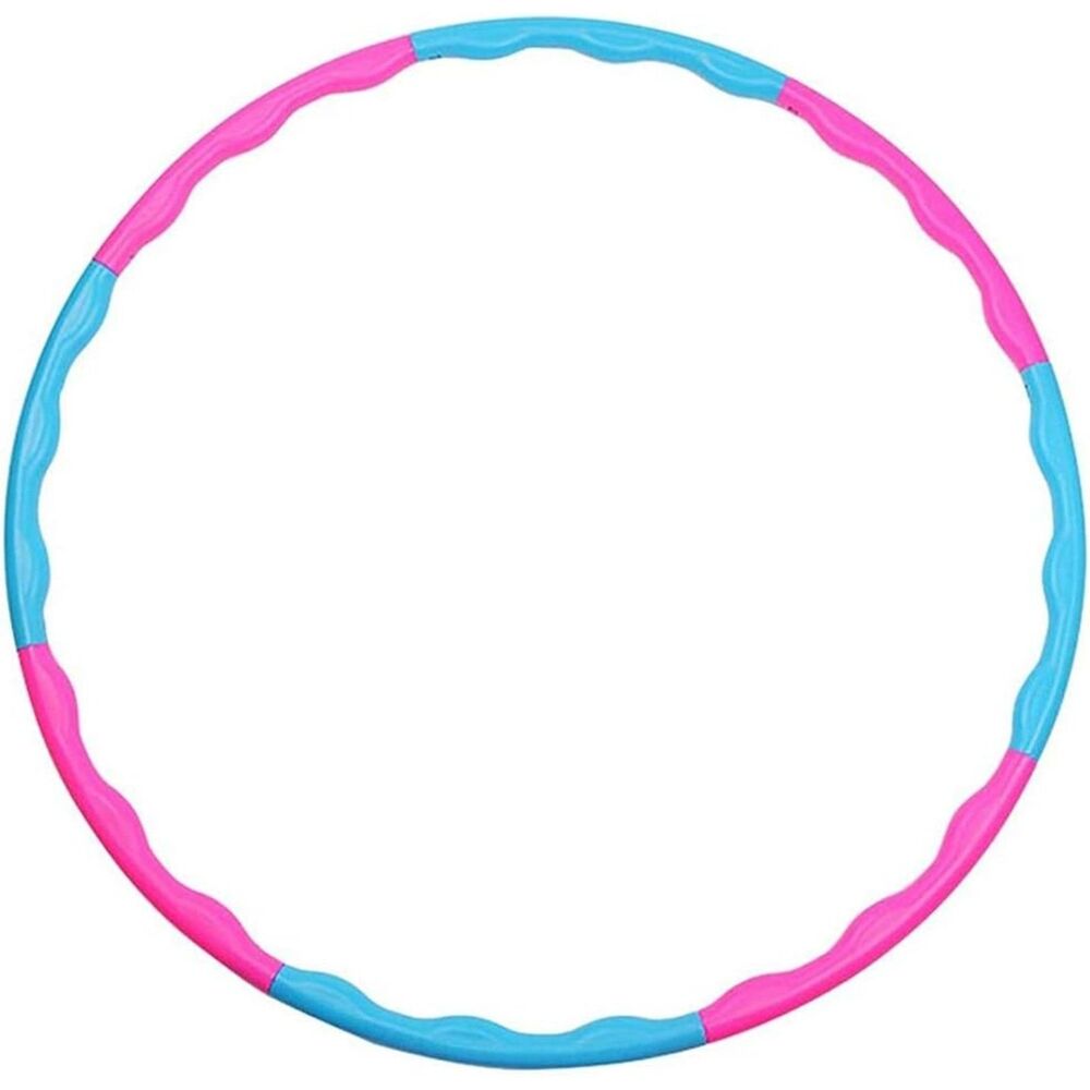 NIB- Overstock Europe Weighted Fitness Hula Hoop Pink with Blue